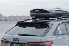 Audi A6 Allroad C8 2020-ON with Aftermarket Parts - V2 Style Rear Roof Spoiler Pre-preg Carbon Fiber from Karbel Carbon