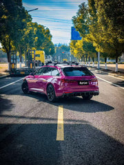 Audi A6 Allroad C8 2020-ON with Aftermarket Parts - V1 Style Rear Roof Spoiler Pre-preg Carbon Fiber from Karbel Carbon