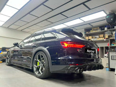 Audi A6 Allroad C8 2020-ON with Aftermarket Parts - V1 Style Rear Roof Spoiler Pre-preg Carbon Fiber from Karbel Carbon