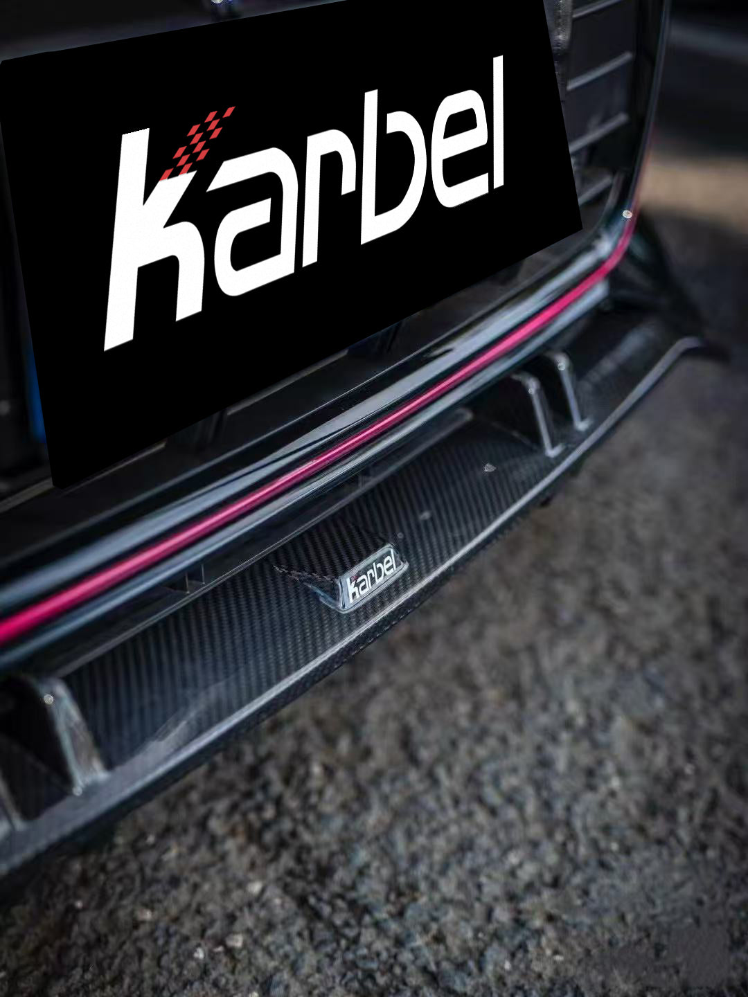 Audi A6 Allroad C8 2020-ON with Aftermarket Parts - Upper Front Lip Pre-preg Carbon Fiber from Karbel Carbon