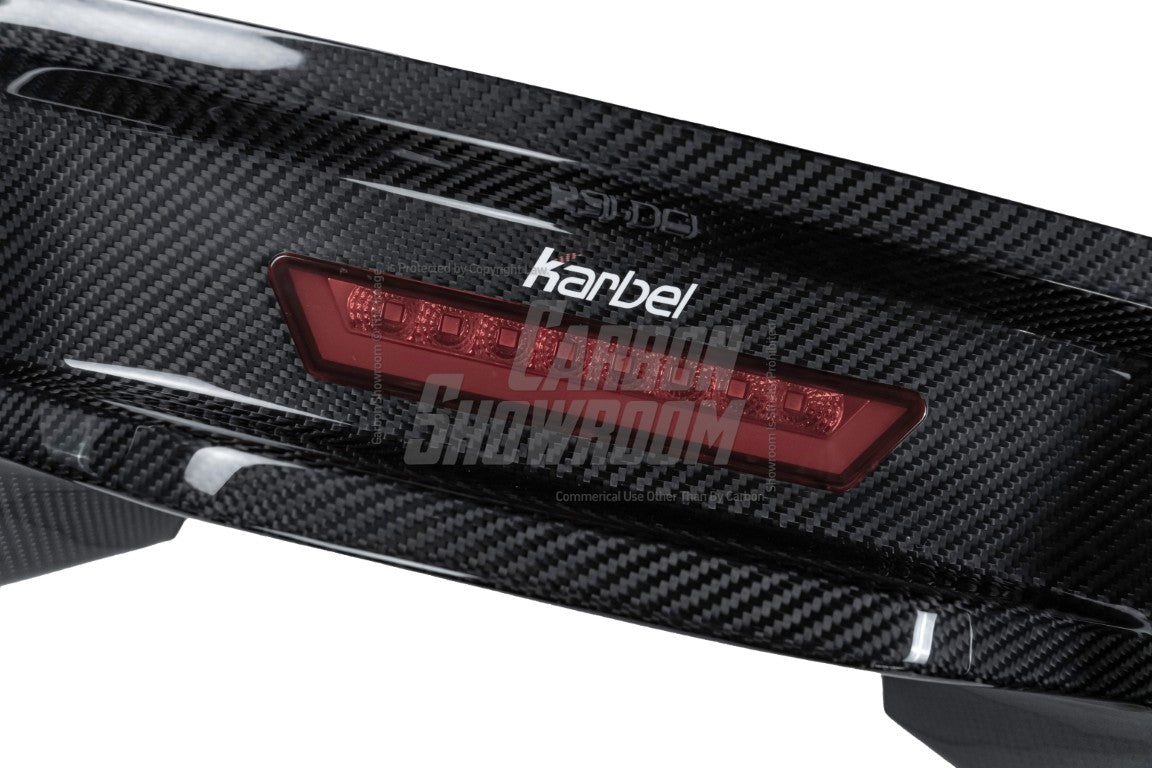 Audi A7 (fits base model, does not fit s-line) C7 2012 2013 2014 2015 with Aftermarket Parts - Rear Diffuser Pre-preg Carbon Fiber from Karbel Carbon