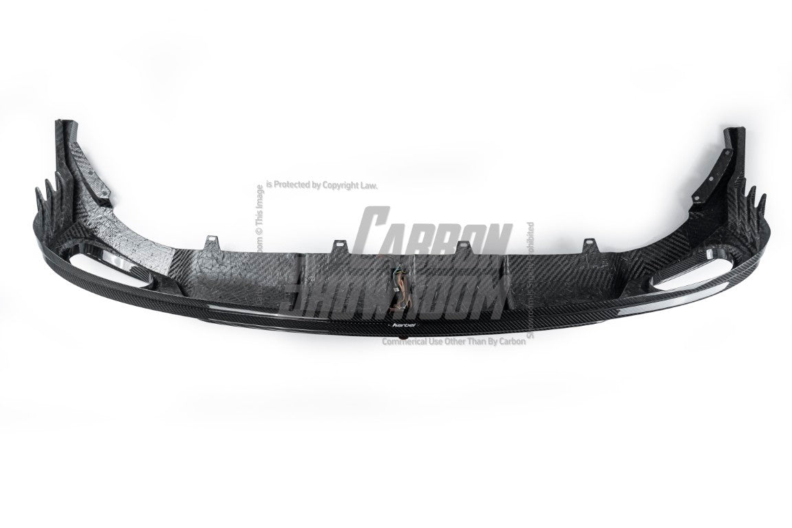 Audi Q8 2019-ON with Aftermarket Parts - V1 Style Rear Diffuser Pre-preg Carbon Fiber from Karbel Carbon