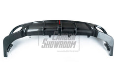 Audi Q8 2019-ON with Aftermarket Parts - V1 Style Rear Diffuser Pre-preg Carbon Fiber from Karbel Carbon