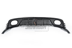 Audi Q8 2019-ON with Aftermarket Parts - V1 Style Rear Diffuser Pre-preg Carbon Fiber from Karbel Carbon