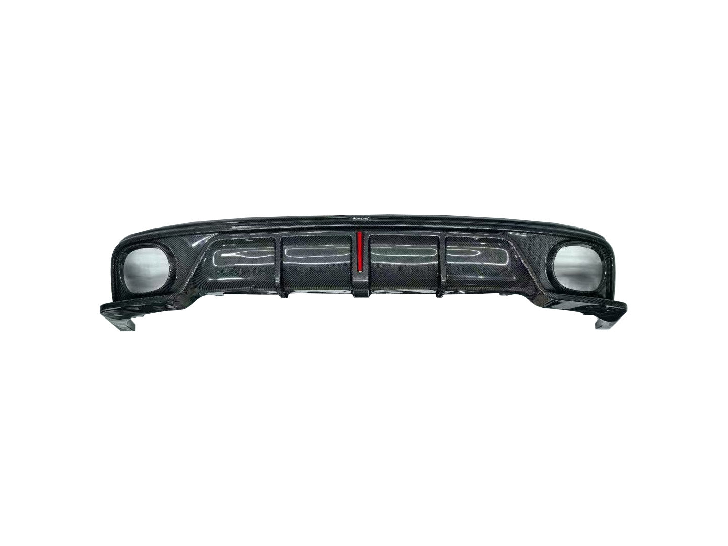 Audi Q8 2019-ON with Aftermarket Parts - V1 Style Rear Diffuser Pre-preg Carbon Fiber from Karbel Carbon