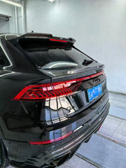 Audi Q8 2019-ON with Aftermarket Parts - V1 Style Rear Diffuser Pre-preg Carbon Fiber from Karbel Carbon