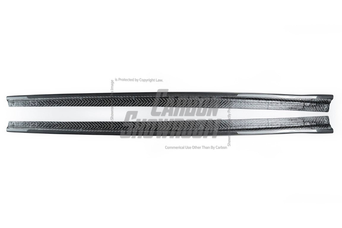 Audi RS3 8V 8V.5 2018 2019 2020 with Aftermarket Parts -  Side Skirts Pre-preg Carbon Fiber from TAKD Carbon