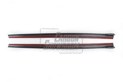 Audi RS3 8V 8V.5 2018 2019 2020 with Aftermarket Parts -  Side Skirts Pre-preg Carbon Fiber from TAKD Carbon