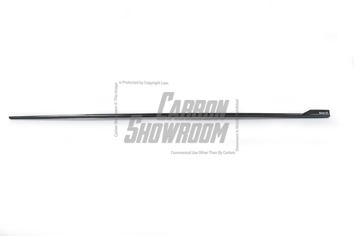 Audi RS3 8V 8V.5 2018 2019 2020 with Aftermarket Parts -  Side Skirts Pre-preg Carbon Fiber from TAKD Carbon