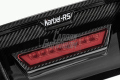 Audi RS3 8V.5 2018 2019 2020 with Aftermarket Parts -  Rear Diffuser Pre-preg Carbon Fiber from Karbel Carbon