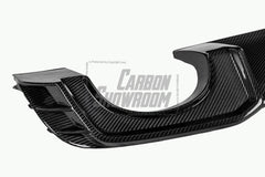 Audi RS3 8V.5 2018 2019 2020 with Aftermarket Parts -  Rear Diffuser Pre-preg Carbon Fiber from Karbel Carbon