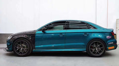 Audi RS3 S3 A3 8V/8V.5 2014 2015 2016 2017 2018 2019 2020 with Aftermarket Parts - Rear Spoiler Pre-preg Carbon Fiber from Karbel Carbon