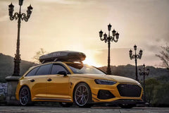 Audi RS4 B9.5 2020 2021 2022 2023 2024 with Aftermarket Parts - Fog Light Trim Overlay Pre-preg Carbon Fiber from Karbel Carbon