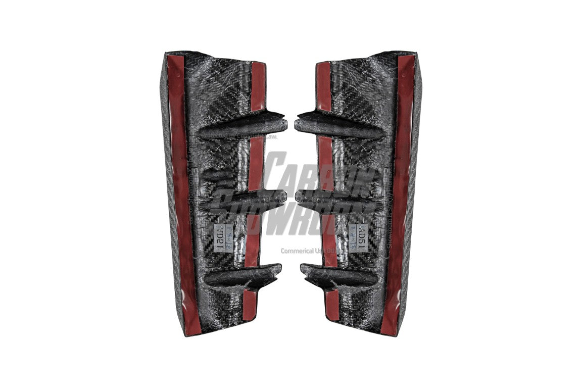 Audi RS4 B9.5 2020 2021 2022 2023 2024 with Aftermarket Parts - Fog Light Trim Overlay Pre-preg Carbon Fiber from Karbel Carbon