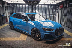 Audi RS4 B9.5 2020 2021 2022 2023 2024 with Aftermarket Parts - Fog Light Trim Overlay Pre-preg Carbon Fiber from Karbel Carbon