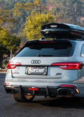 Audi RS4 B9 / B9.5 2018 2019 2020 2021 2022 2023 2024 with Aftermarket Parts - V1 Style Rear Roof Spoiler Pre-preg Carbon Fiber from Karbel Carbon