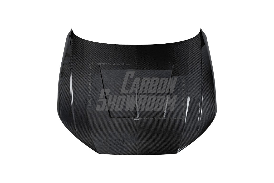 Audi RS4 S4 A4 (all models) B9 / B9.5 2017-ON with Aftermarket Parts - Hood Pre-preg Carbon Fiber from Karbel Carbon