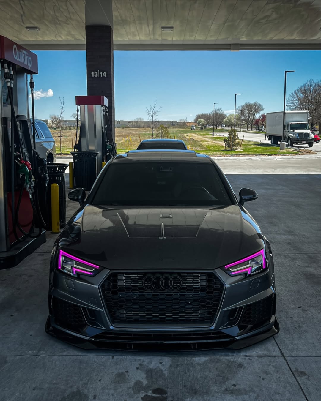 Audi RS4 S4 A4 (all models) B9 / B9.5 2017-ON with Aftermarket Parts - Hood Pre-preg Carbon Fiber from Karbel Carbon