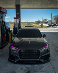 Audi RS4 S4 A4 (all models) B9 / B9.5 2017-ON with Aftermarket Parts - Hood Pre-preg Carbon Fiber from Karbel Carbon