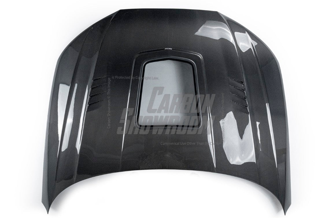 Audi RS4 S4 A4 (all models) B9 / B9.5 2017-ON with Aftermarket Parts - Hood Carbon Fiber from Karbel Carbon