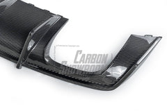 Audi S3 A3 (with S bumper) 8V 2014 2015 2016 With Aftermarket Parts - Rear Diffuser Pre-preg Carbon Fiber from Karbel Carbon