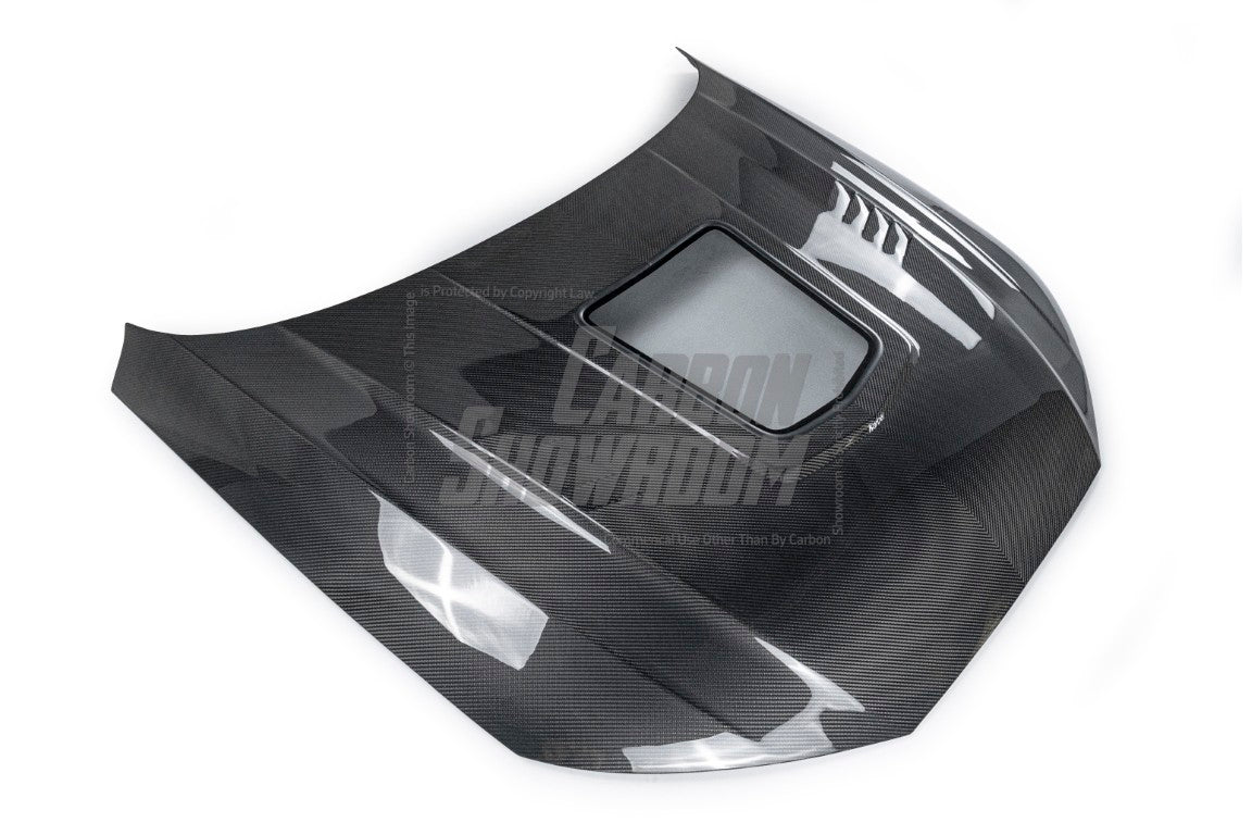 Audi RS4 S4 A4 (all models) B9 / B9.5 2017-ON with Aftermarket Parts - Hood Carbon Fiber from Karbel Carbon