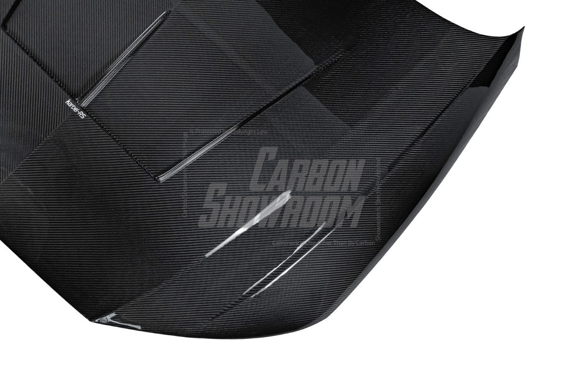 Audi RS4 S4 A4 (all models) B9 / B9.5 2017-ON with Aftermarket Parts - Hood Pre-preg Carbon Fiber from Karbel Carbon