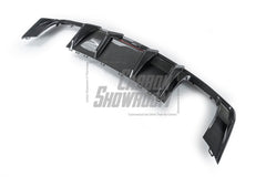 Audi S3 A3 (with S bumper) 8V 2014 2015 2016 With Aftermarket Parts - Rear Diffuser Pre-preg Carbon Fiber from Karbel Carbon