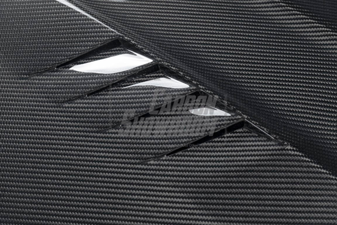 Audi RS4 S4 A4 (all models) B9 / B9.5 2017-ON with Aftermarket Parts - Hood Carbon Fiber from Karbel Carbon