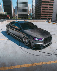 Audi RS4 S4 A4 (all models) B9 / B9.5 2017-ON with Aftermarket Parts - Hood Pre-preg Carbon Fiber from Karbel Carbon