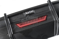 Audi S3 A3 (with S bumper) 8V 2014 2015 2016 With Aftermarket Parts - Rear Diffuser Pre-preg Carbon Fiber from Karbel Carbon