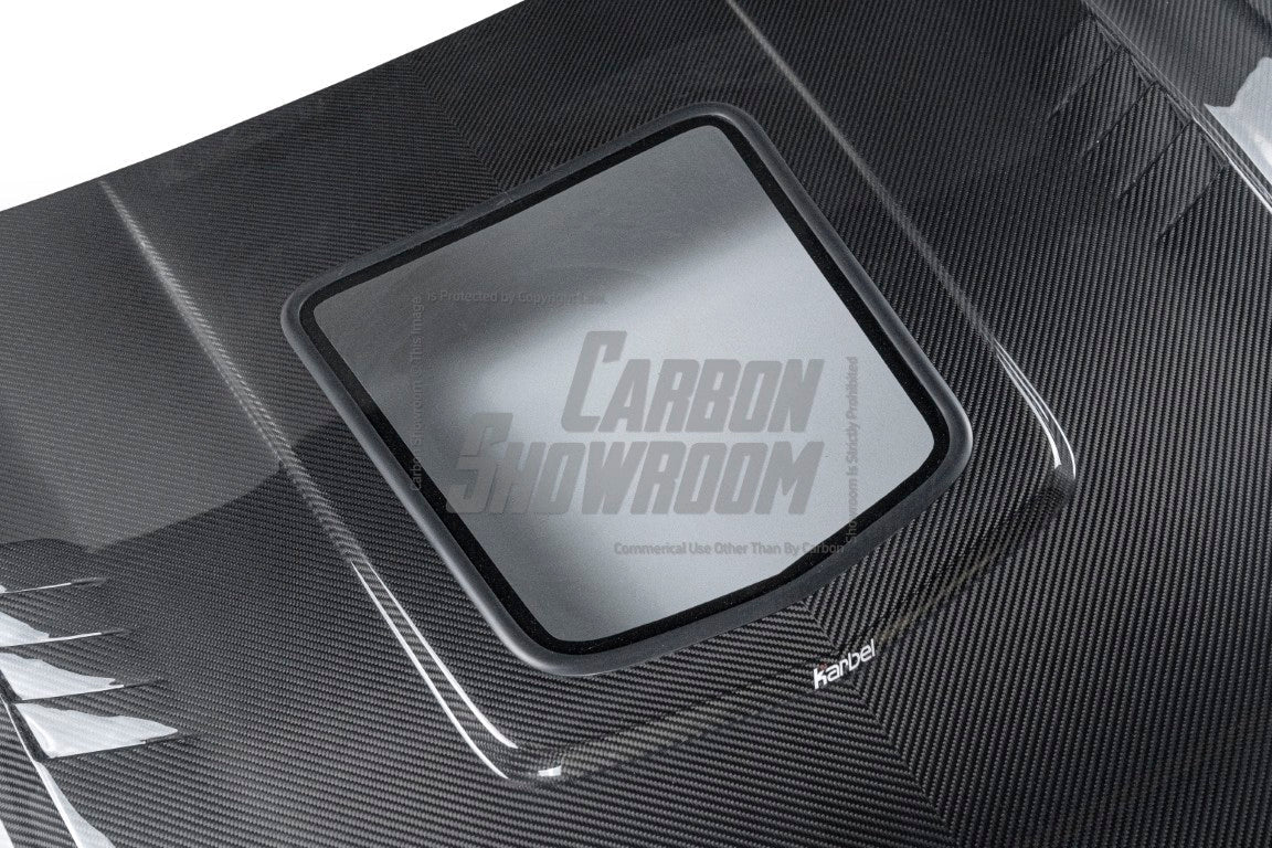 Audi RS4 S4 A4 (all models) B9 / B9.5 2017-ON with Aftermarket Parts - Hood Carbon Fiber from Karbel Carbon