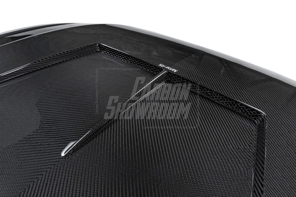 Audi RS4 S4 A4 (all models) B9 / B9.5 2017-ON with Aftermarket Parts - Hood Pre-preg Carbon Fiber from Karbel Carbon