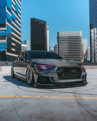 Audi RS4 S4 A4 (all models) B9 / B9.5 2017-ON with Aftermarket Parts - Hood Pre-preg Carbon Fiber from Karbel Carbon