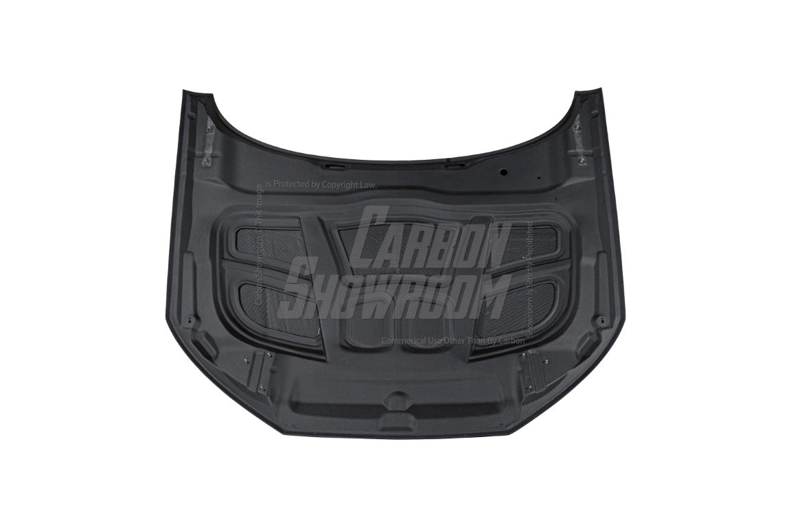 Audi RS4 S4 A4 (all models) B9 / B9.5 2017-ON with Aftermarket Parts - Hood Pre-preg Carbon Fiber from Karbel Carbon