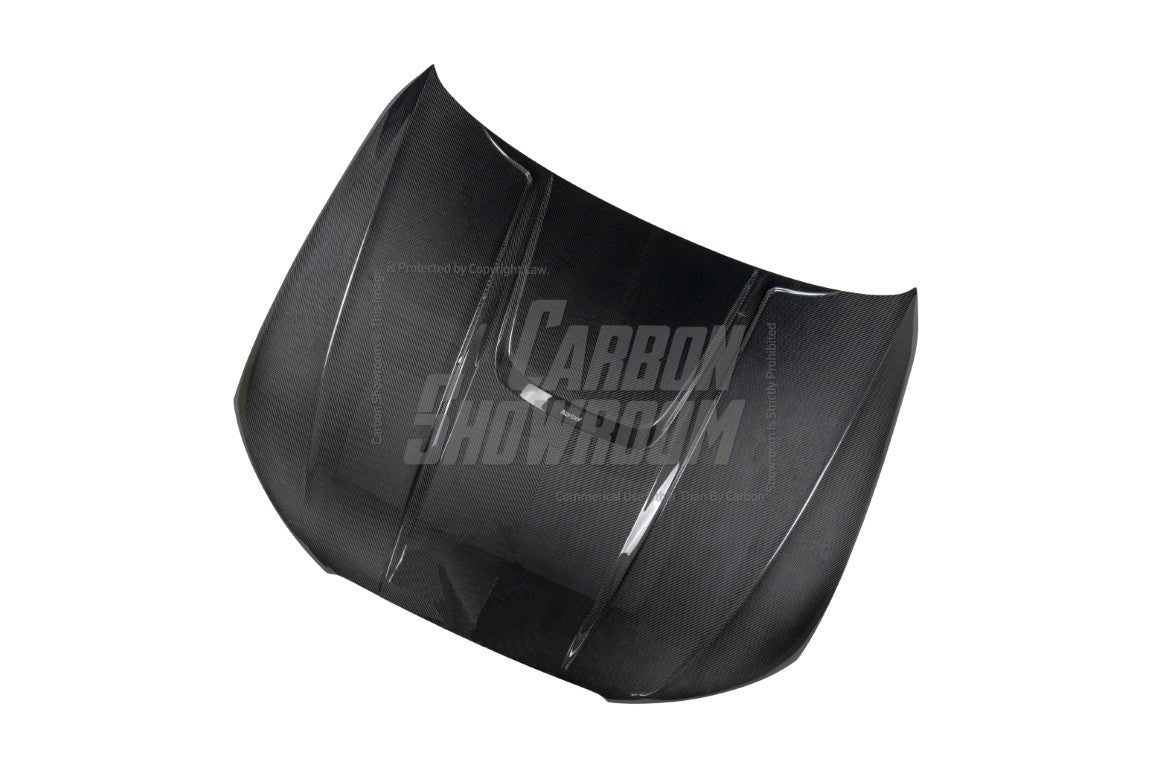 Audi RS4 S4 A4 S-line B8.5 2013 2014 2015 2016 with Aftermarket Parts - Hood Pre-preg Carbon Fiber from Karbel Carbon