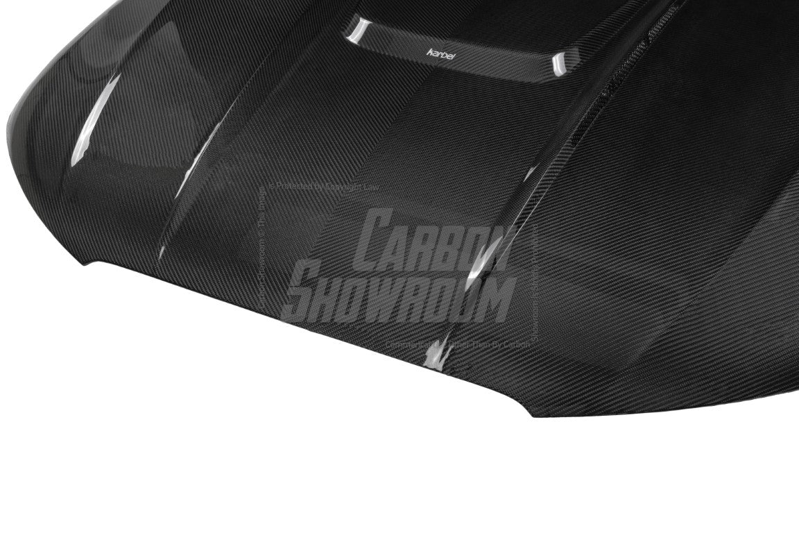 Audi RS4 S4 A4 S-line B8.5 2013 2014 2015 2016 with Aftermarket Parts - Hood Pre-preg Carbon Fiber from Karbel Carbon