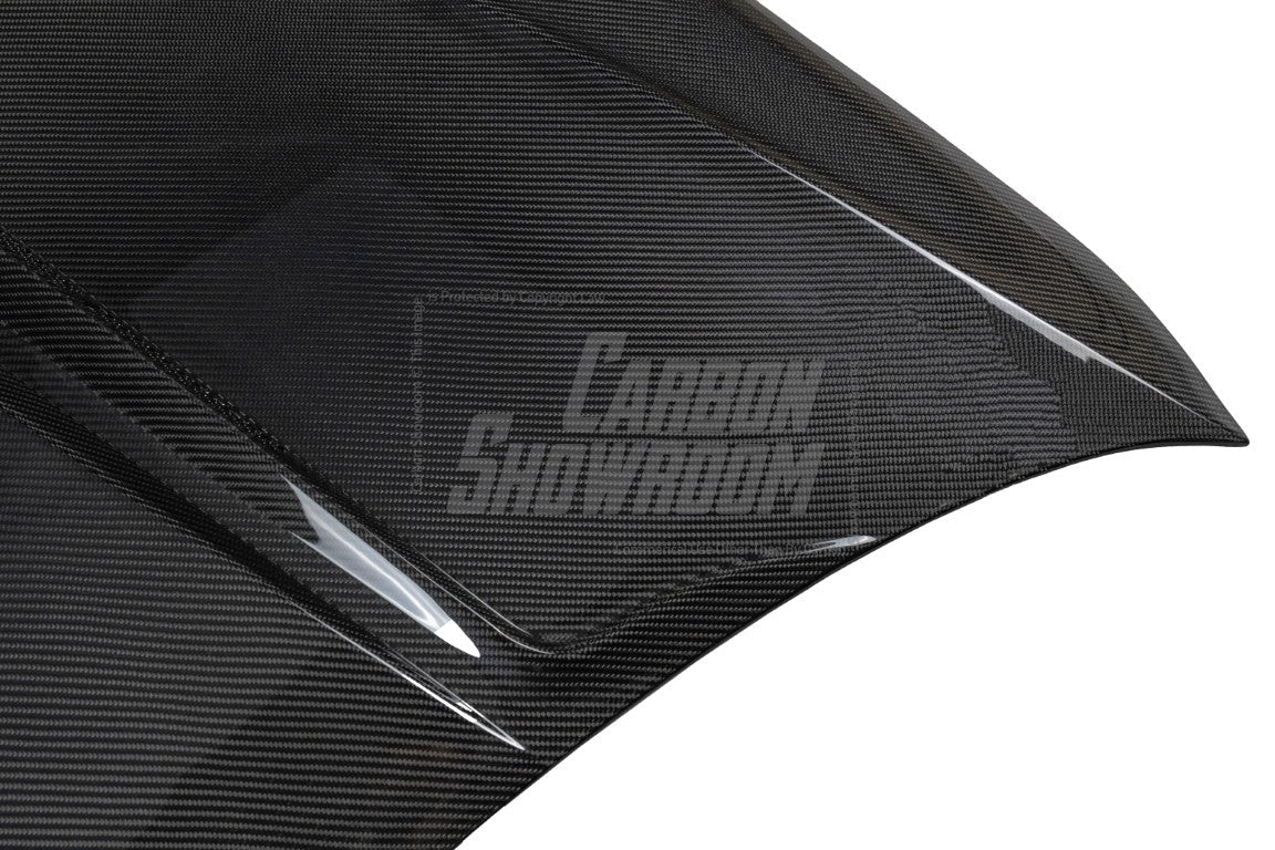 Audi RS4 S4 A4 S-line B8.5 2013 2014 2015 2016 with Aftermarket Parts - Hood Pre-preg Carbon Fiber from Karbel Carbon
