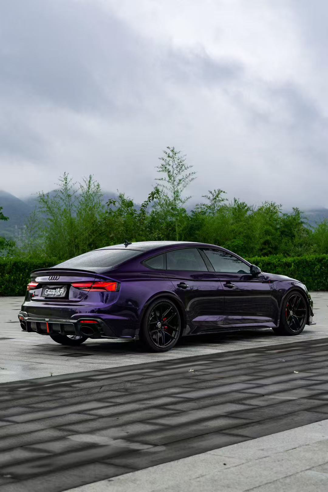 Karbel Carbon Dry Carbon Fiber Rear Diffuser For Audi RS5 B9.5 2020-2025