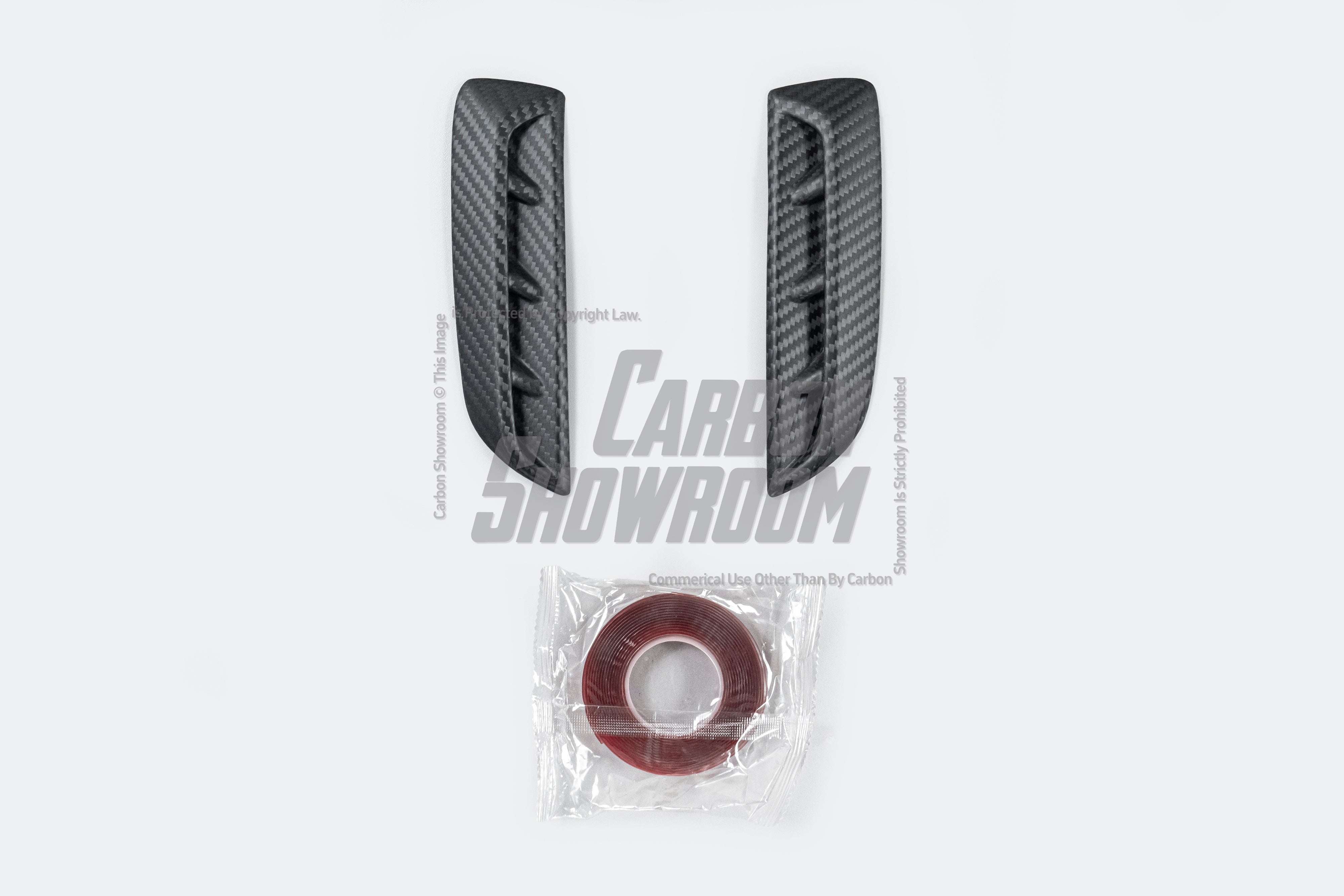 Karbel Carbon Dry Carbon Fiber Head Light Trim For Audi RS5 B9.5 2020-2025