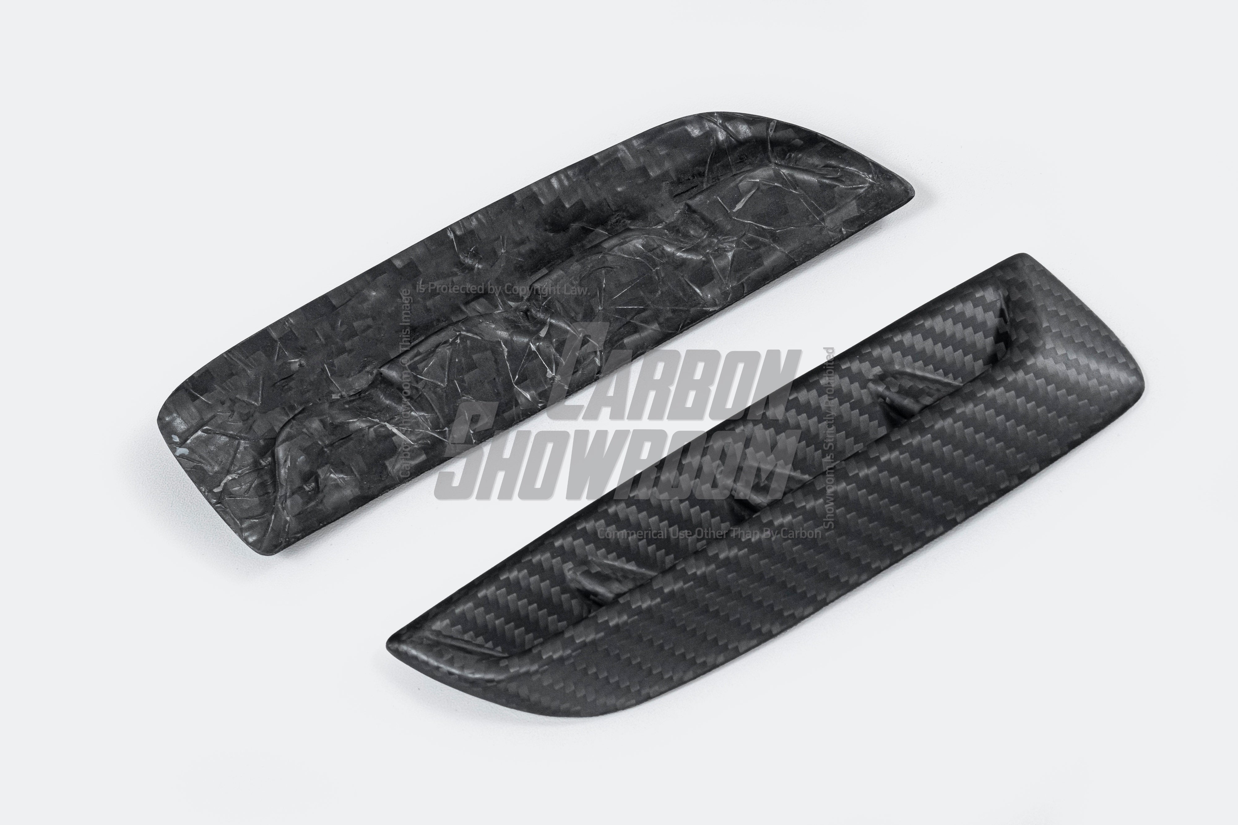 Karbel Carbon Dry Carbon Fiber Head Light Trim For Audi RS5 B9.5 2020-2025