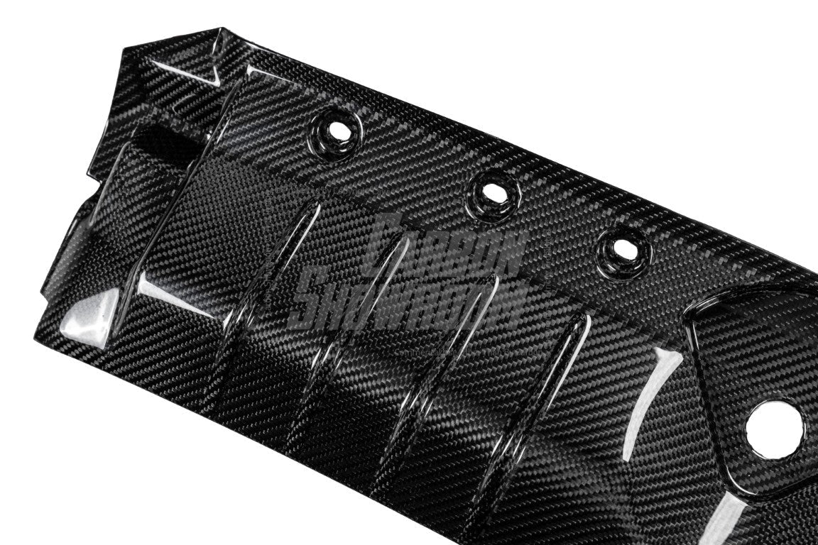Audi RS4 B9.5 2020 2021 2022 2023 2024 & RS5 B9.5 2020 2021 2022 2023 2024 with Aftermarket Parts - Radiator Cooling Plate Pre-preg Carbon Fiber from Karbel Carbon