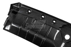 Audi RS4 B9.5 2020 2021 2022 2023 2024 & RS5 B9.5 2020 2021 2022 2023 2024 with Aftermarket Parts - Radiator Cooling Plate Pre-preg Carbon Fiber from Karbel Carbon