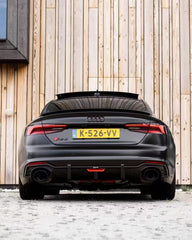 Audi RS5 B9 2018 2019 2020 with Aftermarket Parts - Rear Diffuser Pre-preg Carbon Fiber from Karbel Carbon