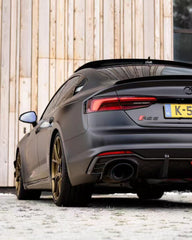 Audi RS5 B9 2018 2019 2020 with Aftermarket Parts - Rear Diffuser Pre-preg Carbon Fiber from Karbel Carbon