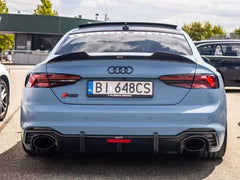 Audi RS5 S5 A5 B9 / B9.5 2017 2018 2019 2020 2021 2022 2023 2024 2025 with Aftermarket Parts - Rear Lip Spoiler Pre-preg Carbon Fiber from Karbel Carbon