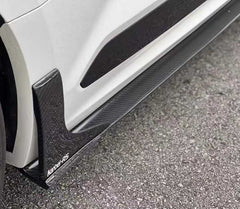 Audi RS5 B9 2017 2018 2019 with Aftermarket Parts - Side Skirts Pre-preg Carbon Fiber from Karbel Carbon