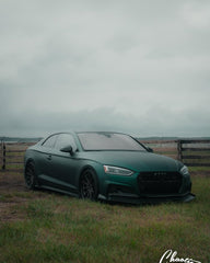 Audi RS5 S5 A5 B9 2017 2018 2019 with Aftermarket Parts - Side Skirts Pre-preg Carbon Fiber from Karbel Carbon