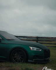 Audi RS5 S5 A5 B9 2017 2018 2019 with Aftermarket Parts - Side Skirts Pre-preg Carbon Fiber from Karbel Carbon