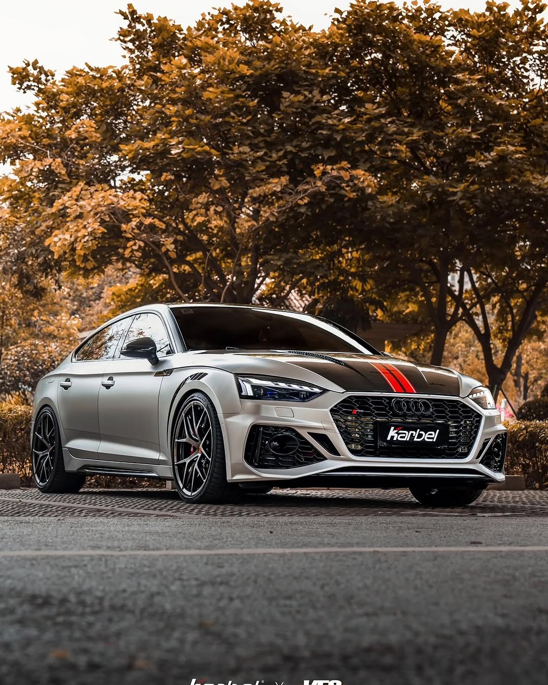 Audi RS5 S5 A5 B9 B9.5 2017-ON with Aftermarket Parts - Hood Pre-preg Carbon Fiber from Karbel Carbon